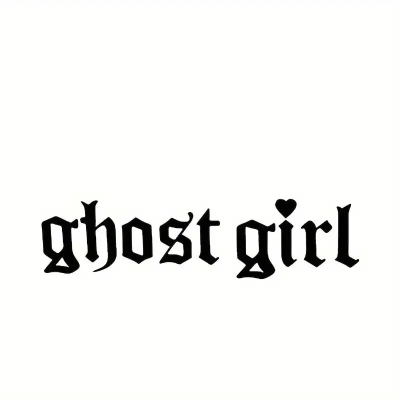 👻 Ghost Girl Window Banner – JDM Vinyl Decal for Baddies Who Ride at Night