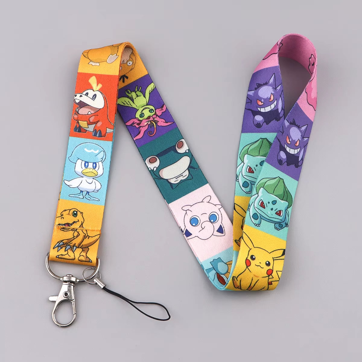 Anime Gengar Lanyard for Keys Cartoon ID Card Gym Mobile Phone Straps USB Badge Holder DIY Hang Rope Lariat Lanyard Jewelry Gift
