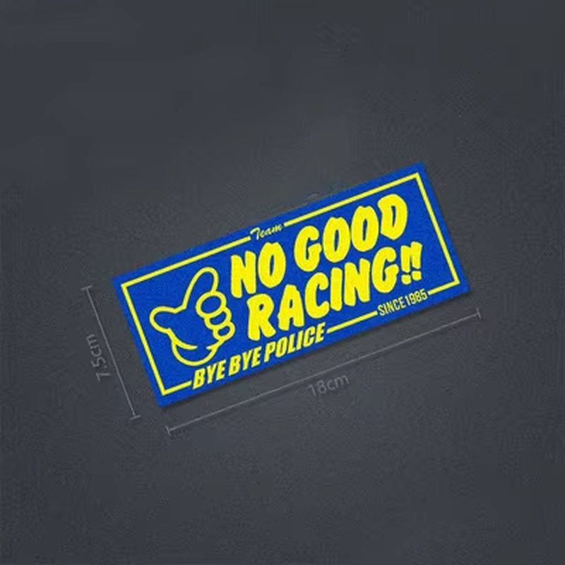 🚓💨 NO GOOD RACING Stickers – Bye Bye Police Since 1985 😎🔥
