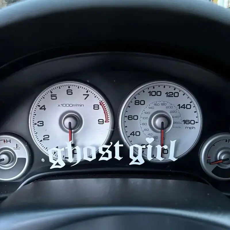 👻 Ghost Girl Window Banner – JDM Vinyl Decal for Baddies Who Ride at Night