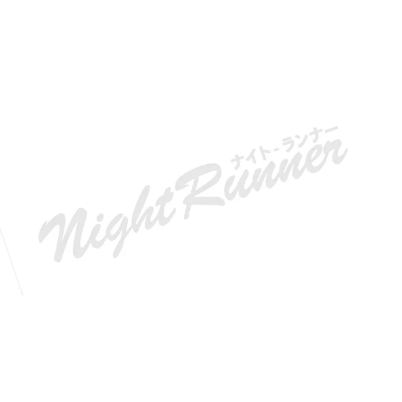 ๐ Night Runner Window Decal โ Built for 2AM Pulls & Tunnel Revs