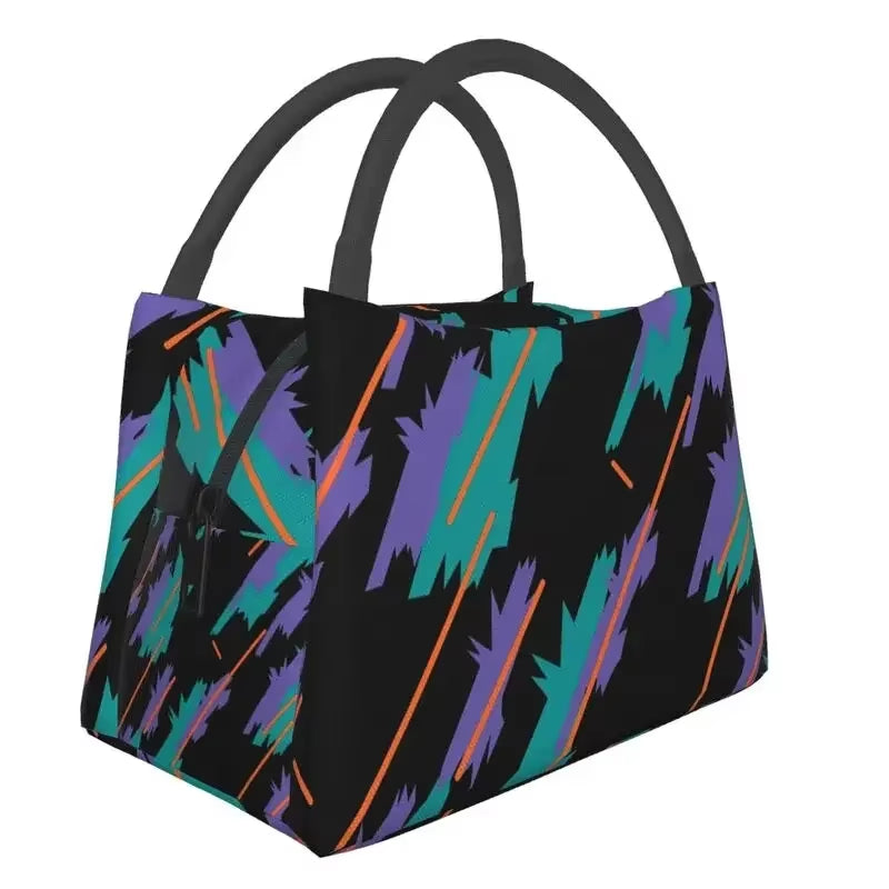 Custom Japanese Retro Auto Hks Jdm Drifting Lunch Bags Men Women Cooler Thermal Insulated Lunch Boxes for Work Pinic or Travel