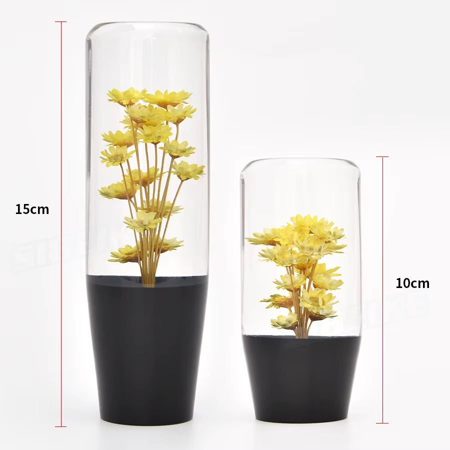 6" Blooming Clear Acrylic Shift Knob