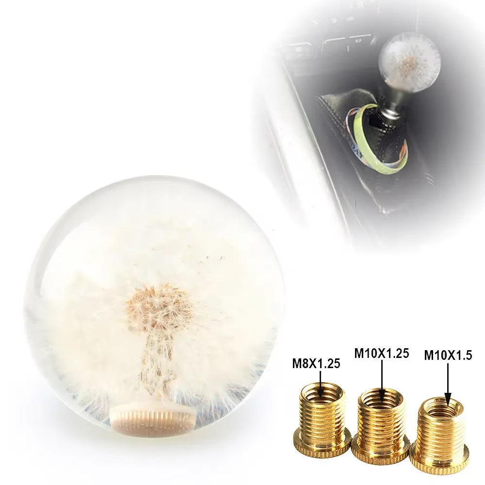 🌬️🌼 Dandelion Dream Shift Knob – Drive With Intention ✨🛞