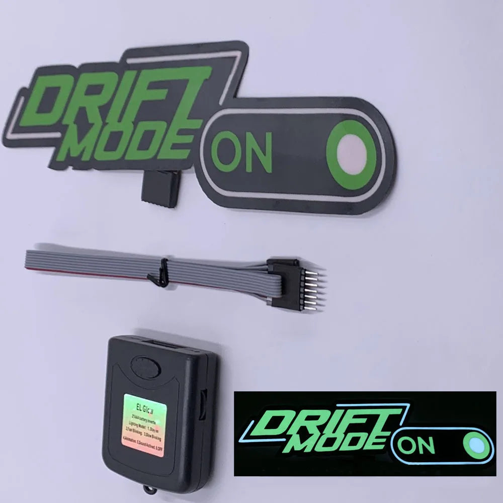 🏎️ JDM LED Window Decals – Battery Powered Glow for Night Runners