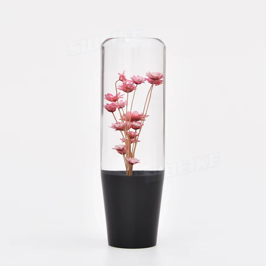 6" Blooming Clear Acrylic Shift Knob