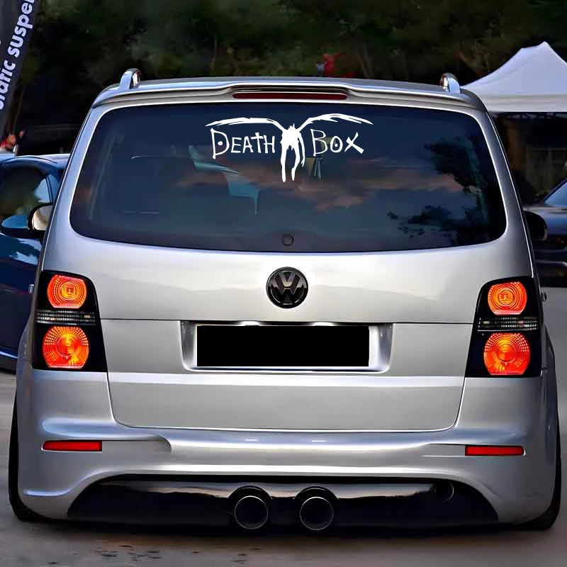 ☠️📦 DEATH BOX Sticker – Drive Like You’ve Signed the Notebook 💀🚗