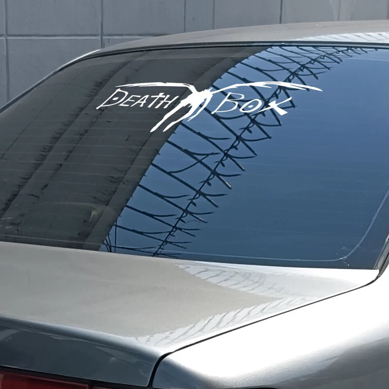 ☠️📦 DEATH BOX Sticker – Drive Like You’ve Signed the Notebook 💀🚗
