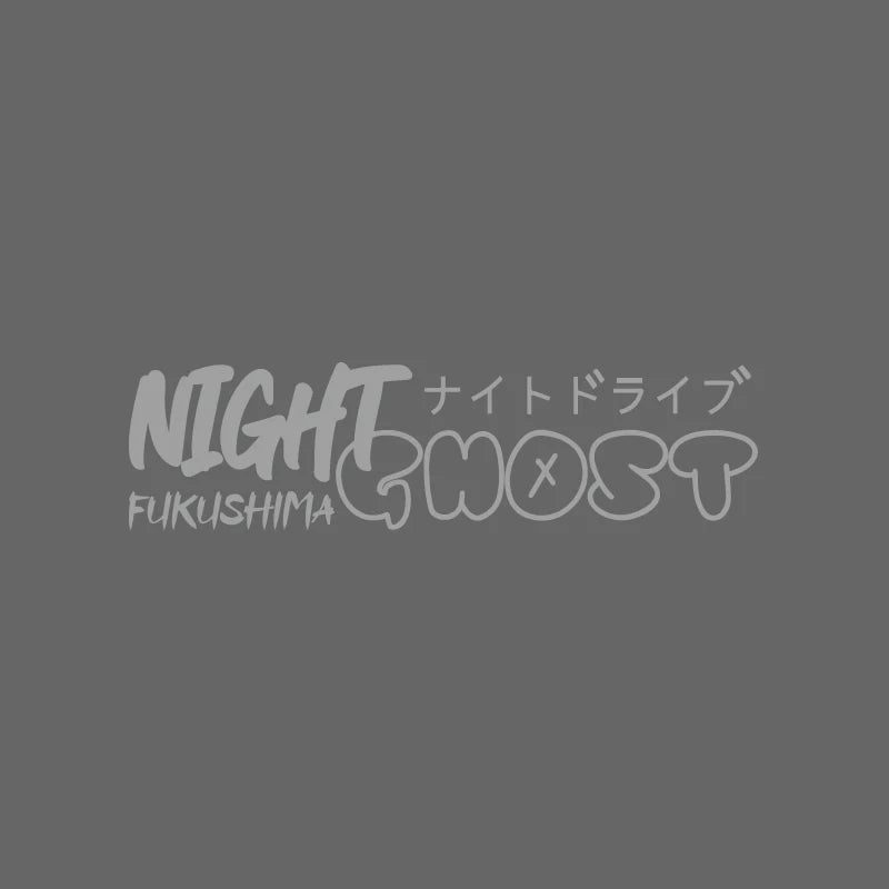 🌙👻 NIGHT GHOST – Fukushima Drive Club Decal 🏁🈶