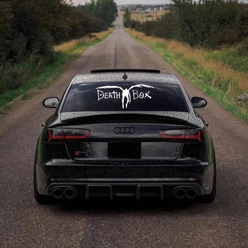 ☠️📦 DEATH BOX Sticker – Drive Like You’ve Signed the Notebook 💀🚗