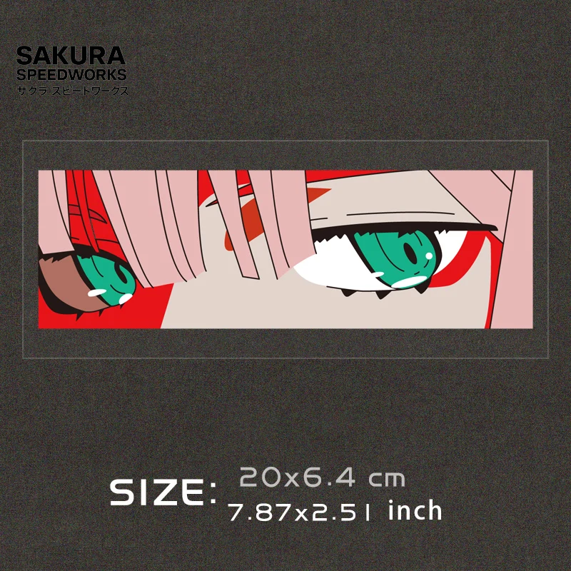 👀 JDM Anime Girl Eyes Reflective Stickers 👀