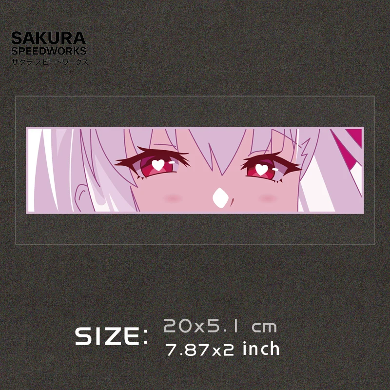 👀 JDM Anime Girl Eyes Reflective Stickers 👀