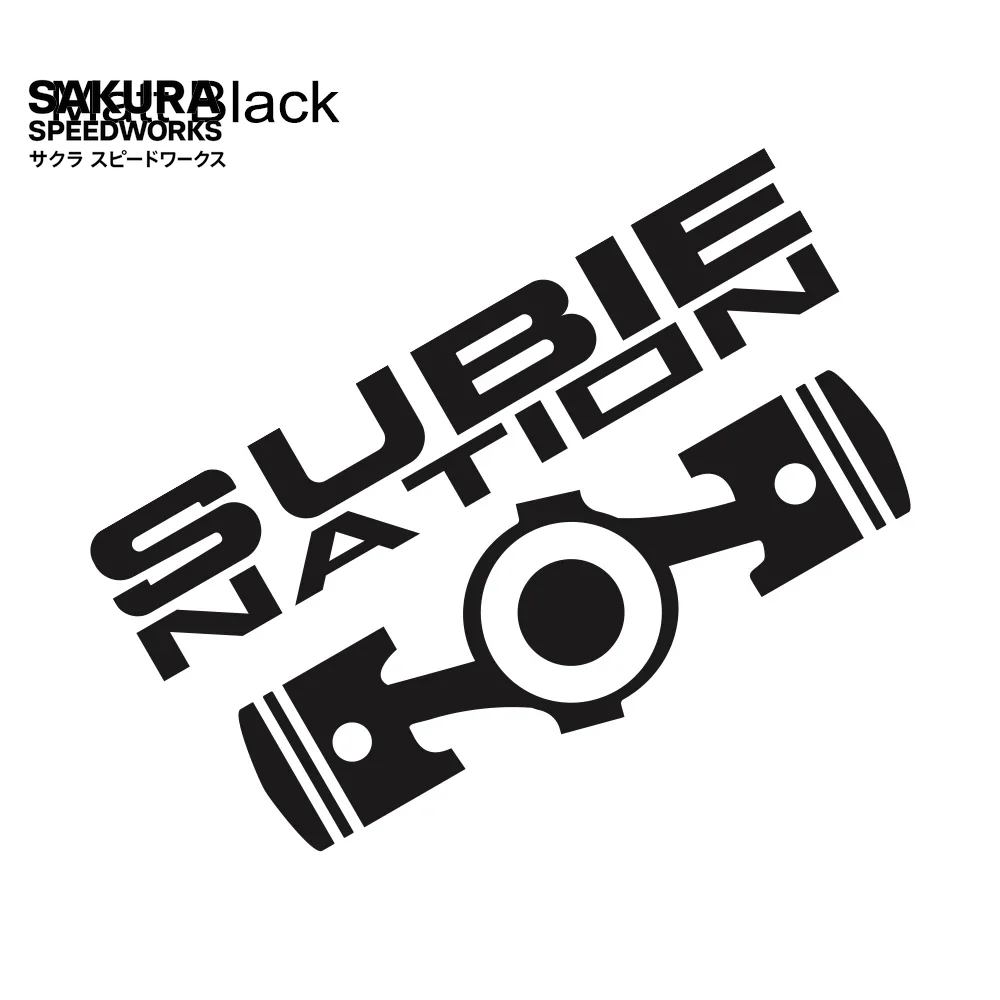 🚗 SUBIE NATION VINYL DECAL 🚗