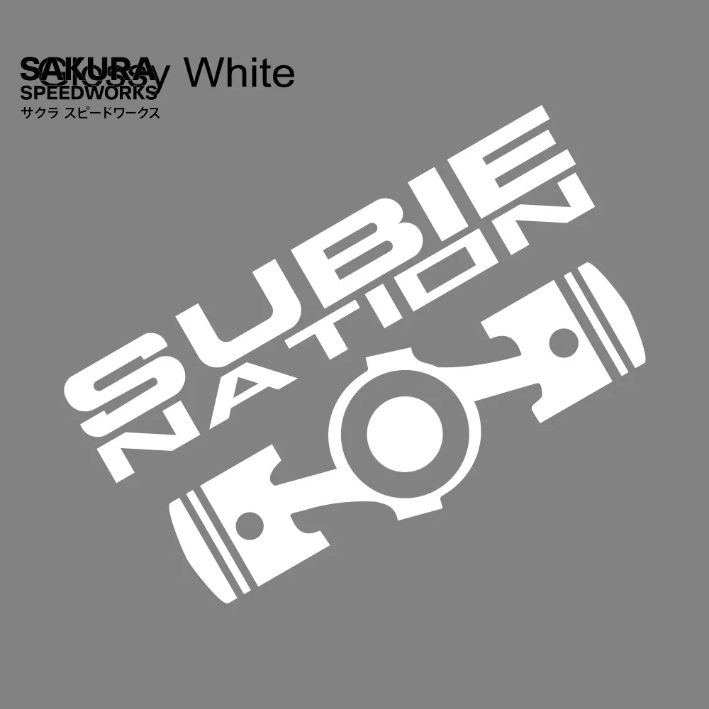 🚗 SUBIE NATION VINYL DECAL 🚗