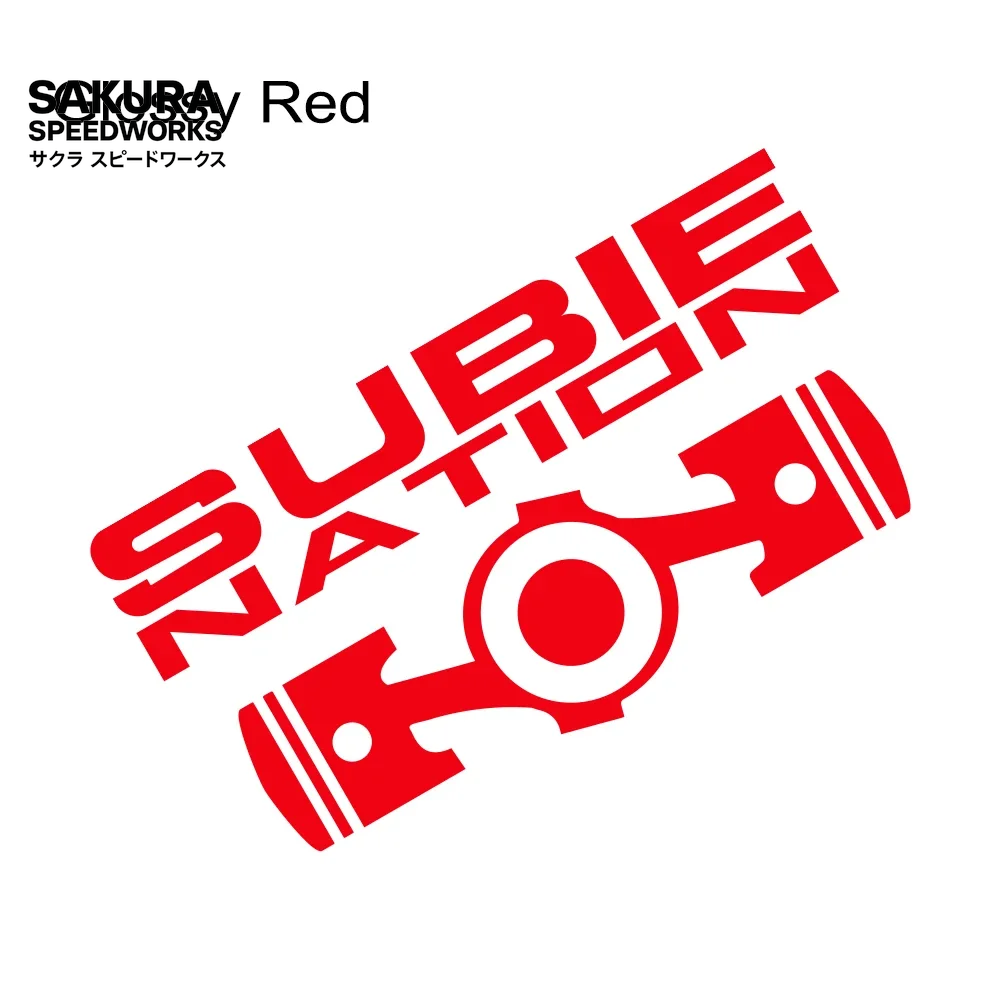 🚗 SUBIE NATION VINYL DECAL 🚗