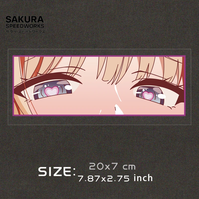 👀 JDM Anime Girl Eyes Reflective Stickers 👀