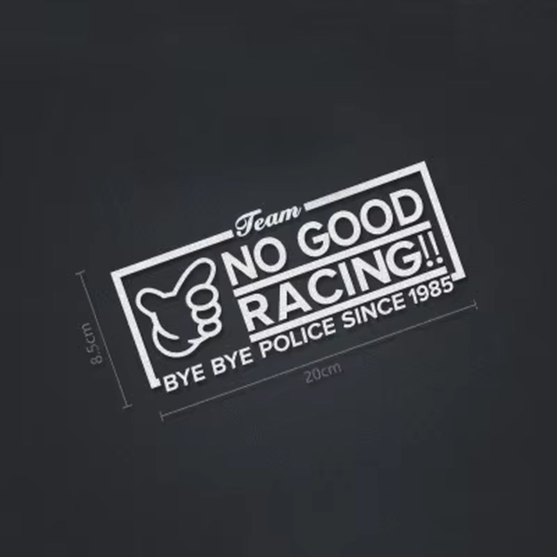 🚓💨 NO GOOD RACING Stickers – Bye Bye Police Since 1985 😎🔥