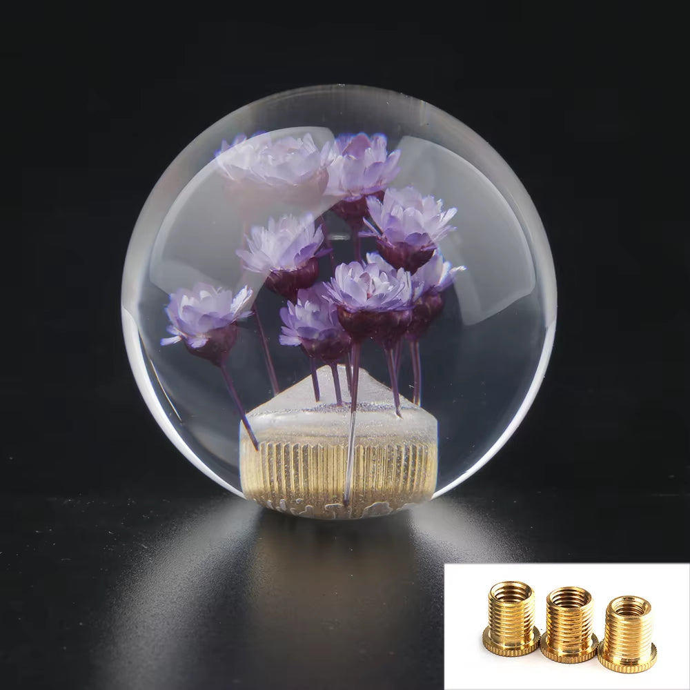 Blooming Clear Acrylic Shift Knob 