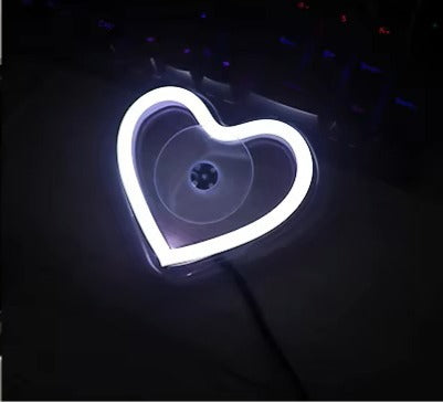 💖 RetroGlow Heart LED – Neon Mood Activated