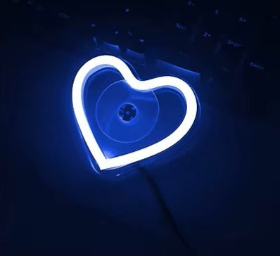 💖 RetroGlow Heart LED – Neon Mood Activated