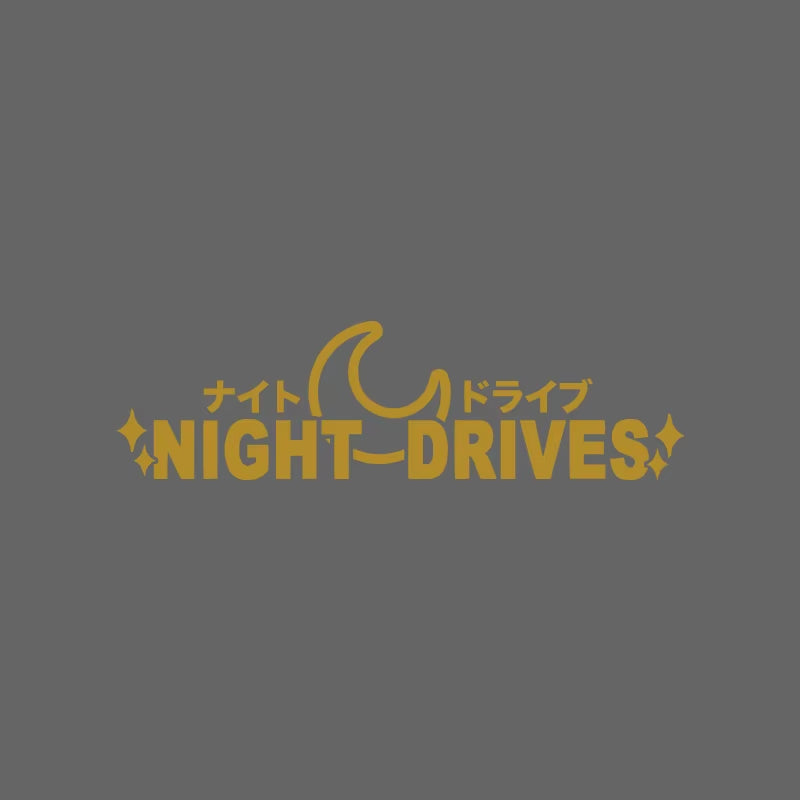 🌙 Night Drives JDM Window Banner