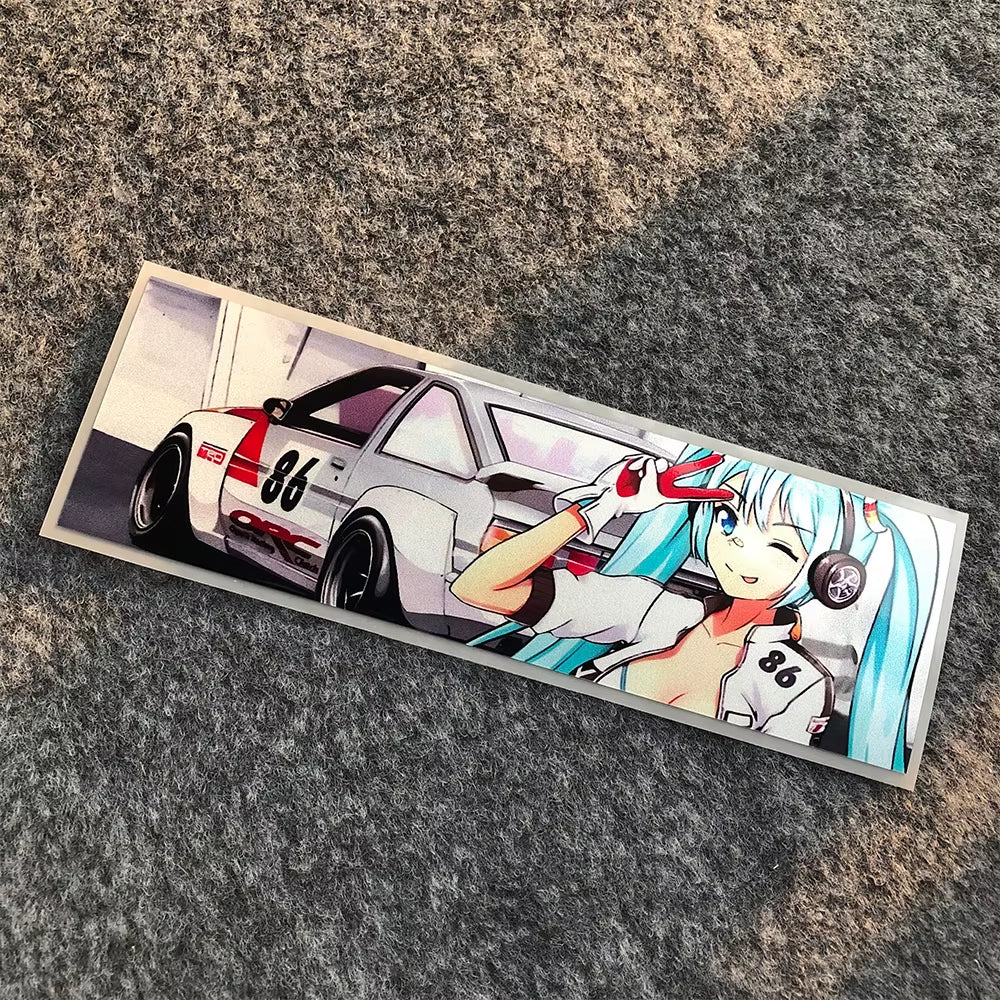 Itasha Vibes — JDM Anime Street Racer Girl Decals