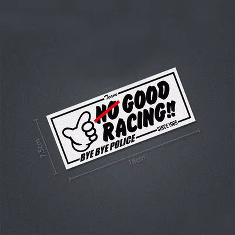 🚓💨 NO GOOD RACING Stickers – Bye Bye Police Since 1985 😎🔥
