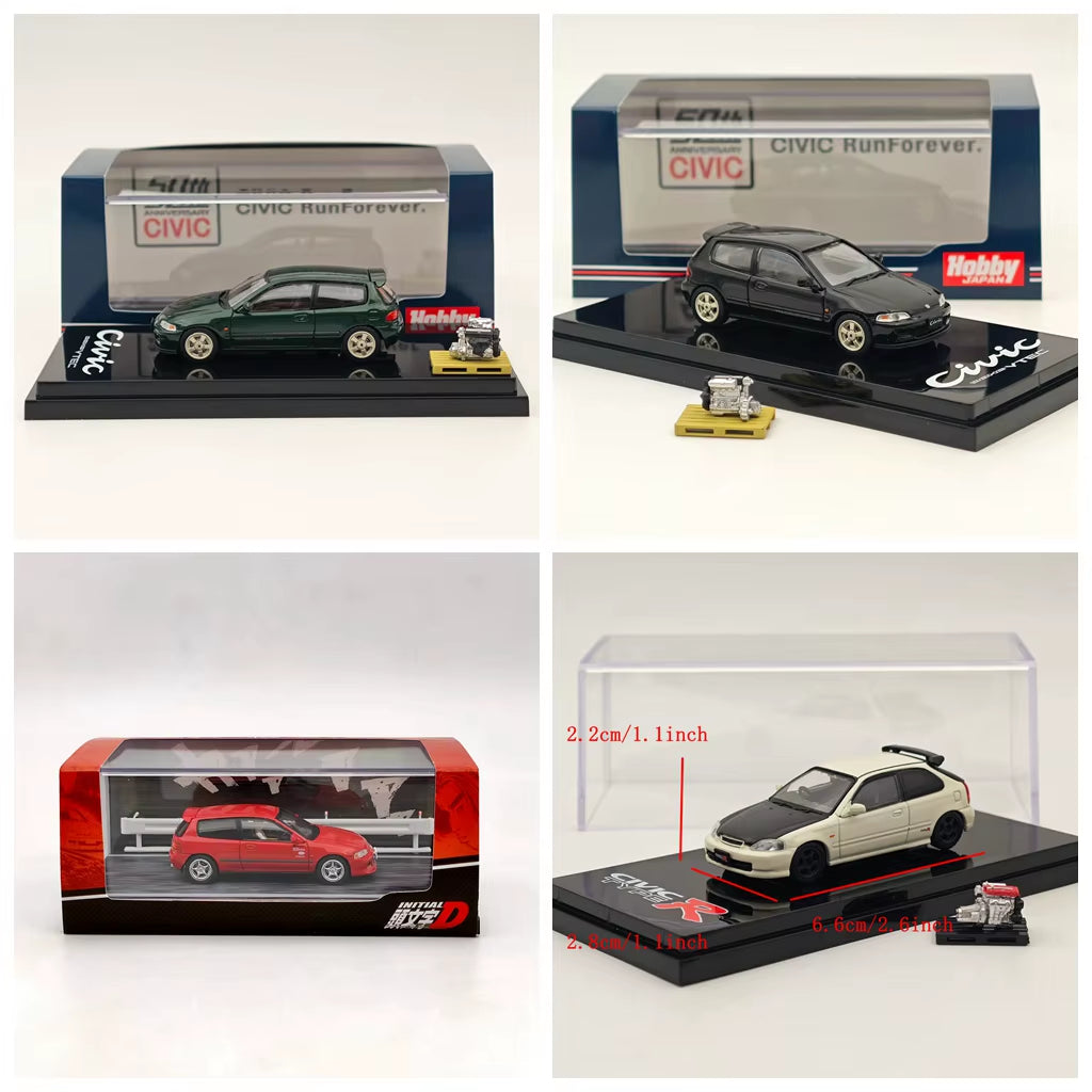 1:64 Civic Type-R (EK9) / (EG6) Sir-S Diecast Models