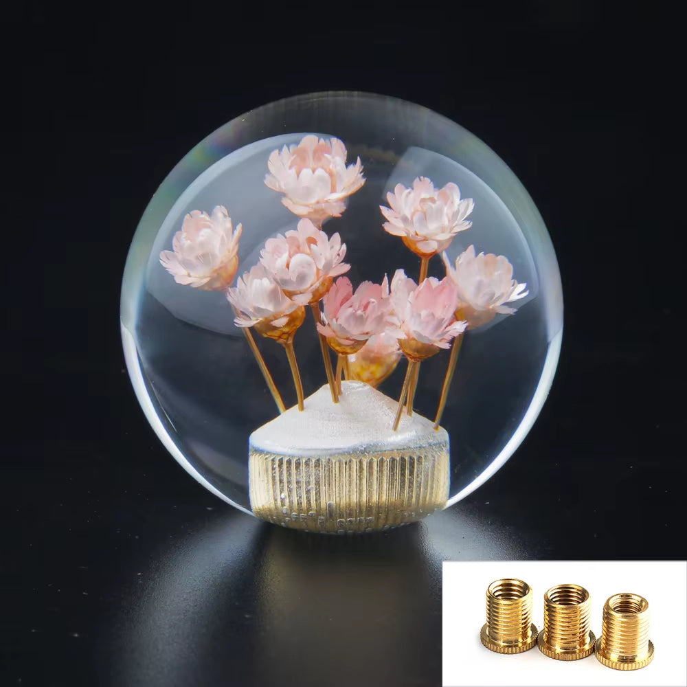 Blooming Clear Acrylic Shift Knob 