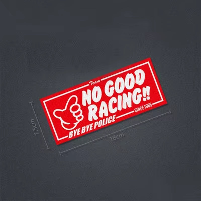 🚓💨 NO GOOD RACING Stickers – Bye Bye Police Since 1985 😎🔥