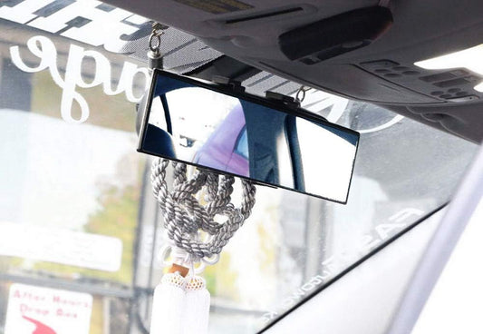 🔥 JDM Wide-Angle Curved Rearview Mirror – See More, Drive Safer