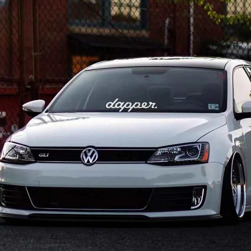 🕶️💨 dapper. Windshield Banner – Stay Clean, Roll Low 🔑🚘