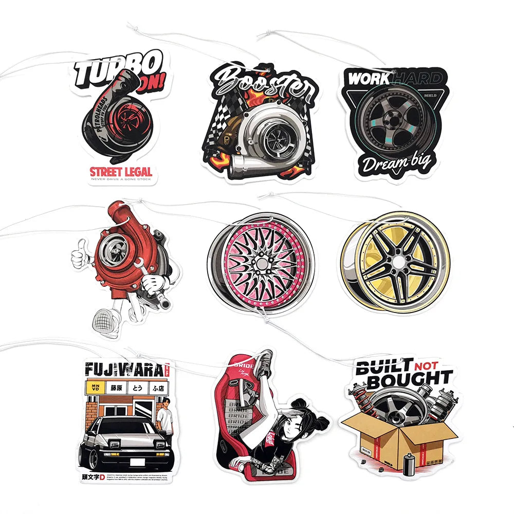 🔥 JDM Style Reusable Air Fresheners – Stay Fresh, Stay Custom