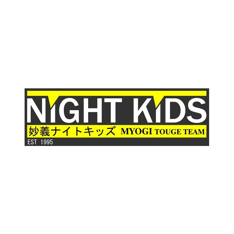 🚗💨 Initial D Team Stickers – Night Kids, Red Suns, Akina & More!