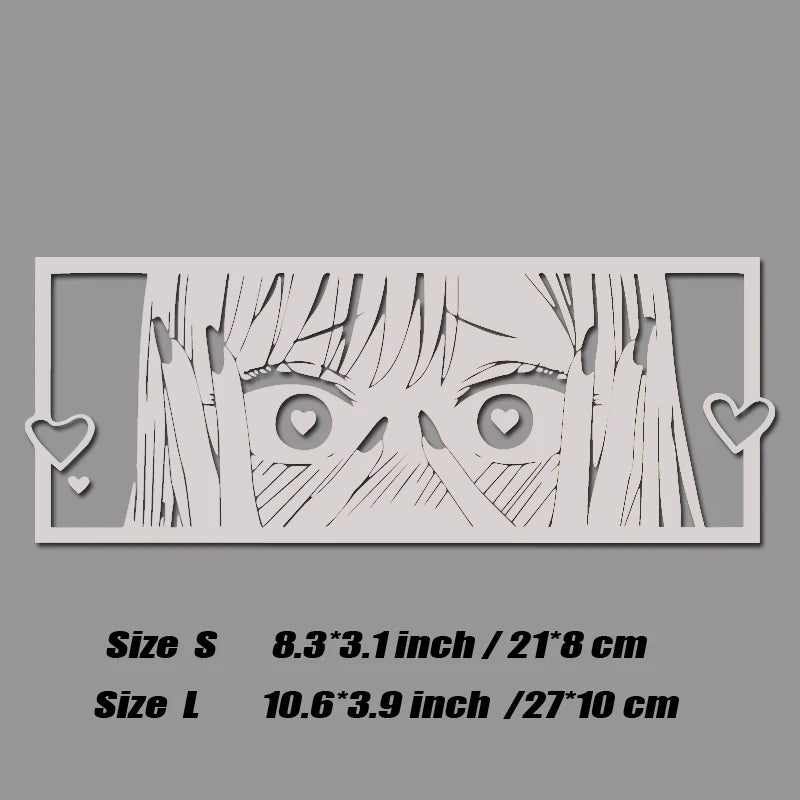 💘 Shy Waifu Love Eyes Decal