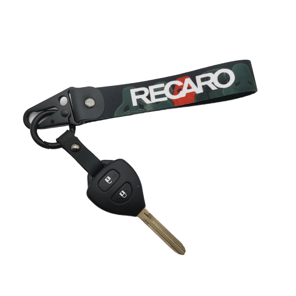 🏁🪑 RECARO Key Tag – Sit Down. Strap In. Send It. 🔑💨