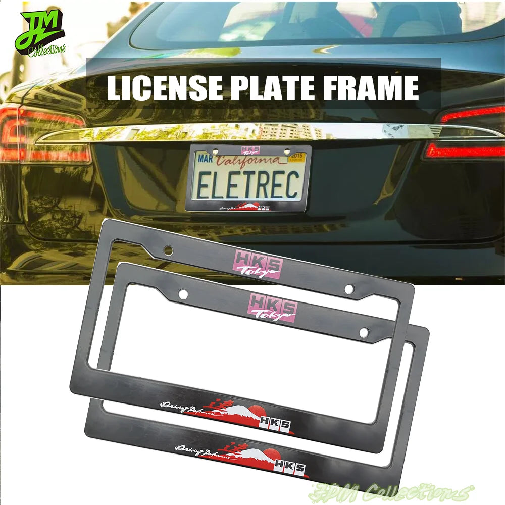 1 Pair(2Pcs) JDM Style License Plate Frame