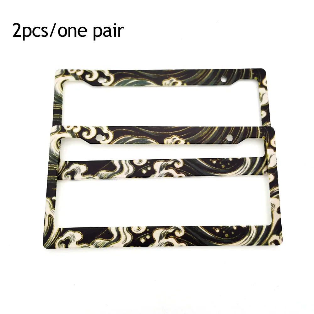 1 Pair(2Pcs) JDM Style License Plate Frame