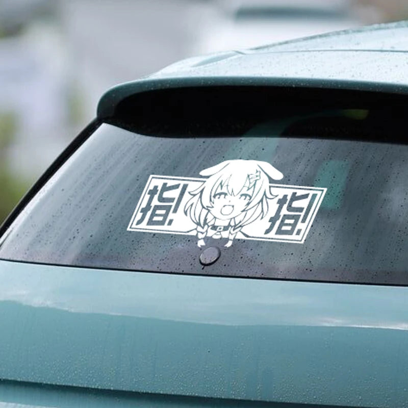 🐶 Korone-Inspired JDM Vinyl Decal – Reflective Finish
