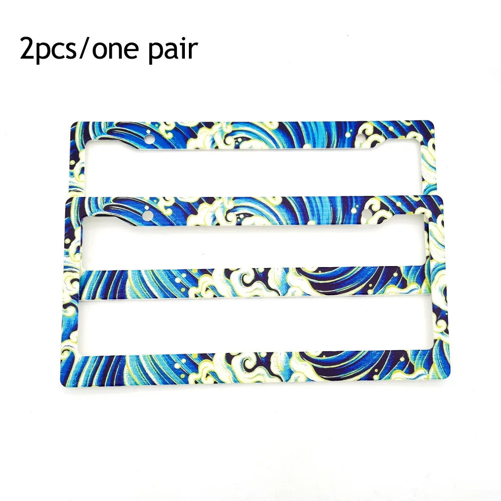 1 Pair(2Pcs) JDM Style License Plate Frame