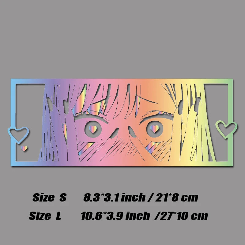 💘 Shy Waifu Love Eyes Decal