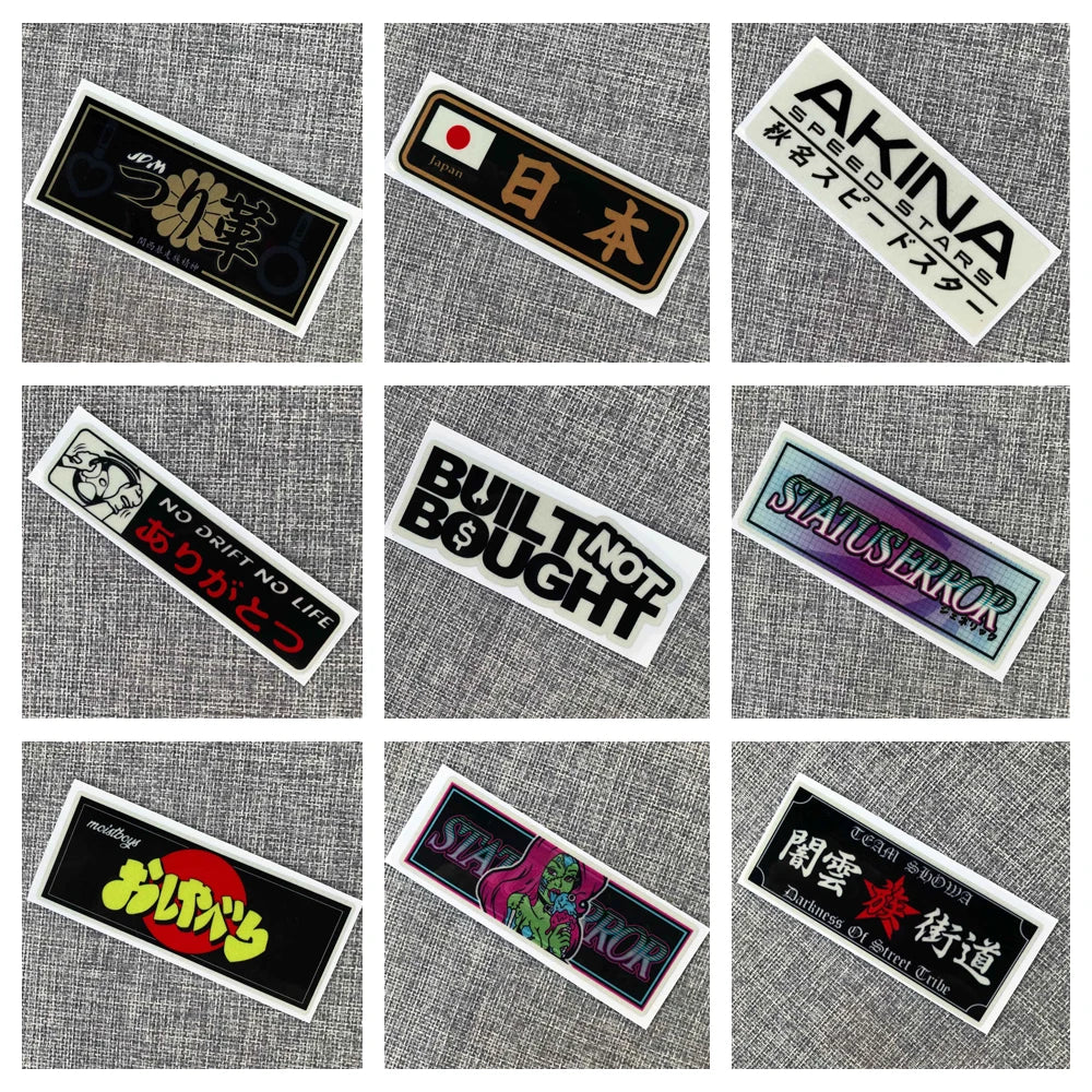 ⚡🛣️ Reflective Drift Slap Stickers – Built to Slap, Shine, and Slide 💨✨