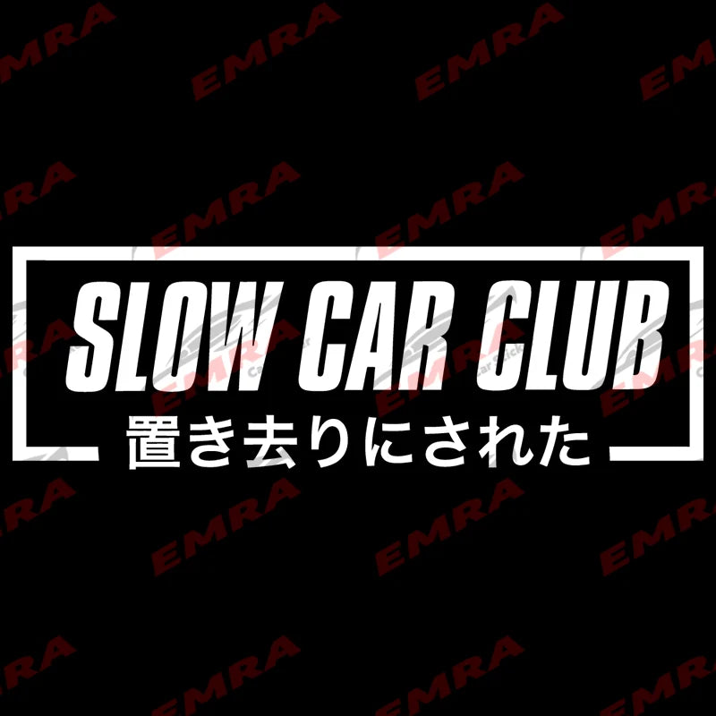 🐢🛞 SLOW CAR CLUB Banner – Left Behind, But Looking Clean 🚗💨