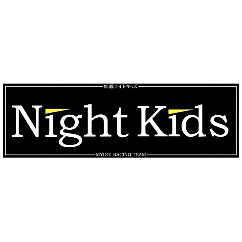 🚗💨 Initial D Team Stickers – Night Kids, Red Suns, Akina & More!