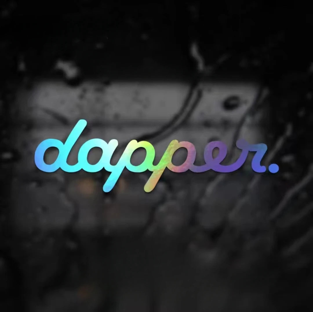 🕶️💨 dapper. Windshield Banner – Stay Clean, Roll Low 🔑🚘