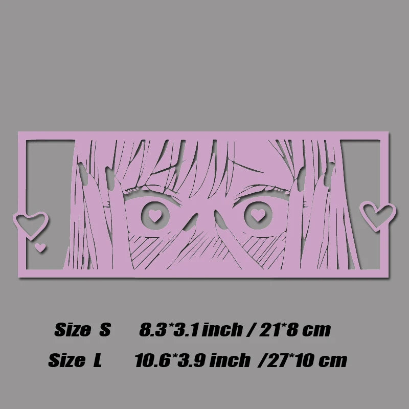 💘 Shy Waifu Love Eyes Decal