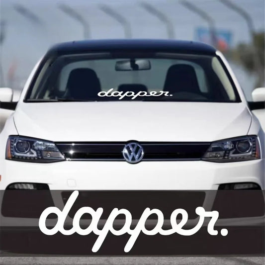 🕶️💨 dapper. Windshield Banner – Stay Clean, Roll Low 🔑🚘