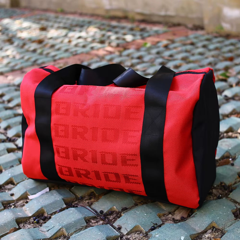 BRIDE Racing Seat Fabric Duffel Bag — Track Vibes, Everyday Hustle 🔥🏁