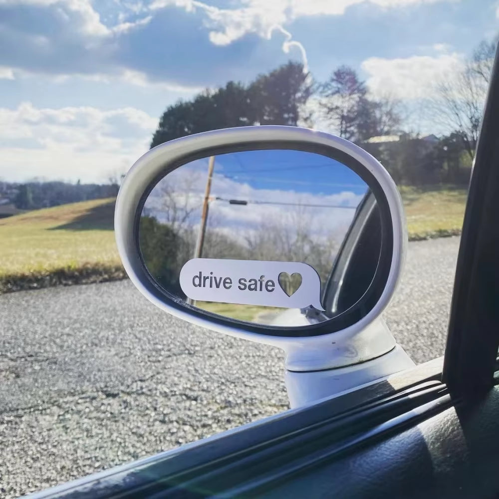 💬❤️ Drive Safe Text Bubble Sticker – A Small Reminder That Hits Big ✨