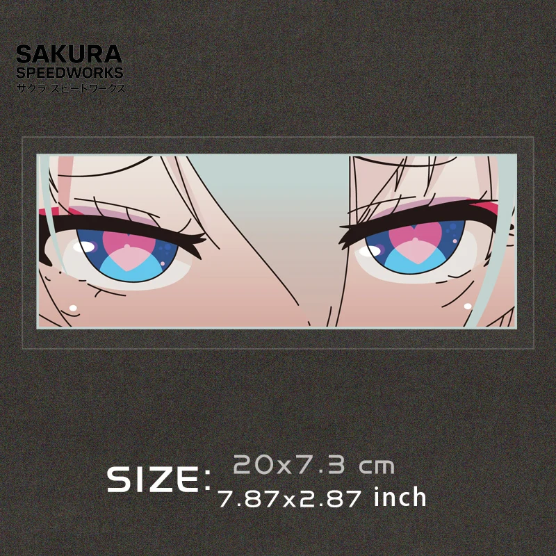 👀 JDM Anime Girl Eyes Reflective Stickers 👀